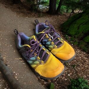 Merrell Antore rainbow vibram sole low lace hiking sneakers size 8.5 J067134